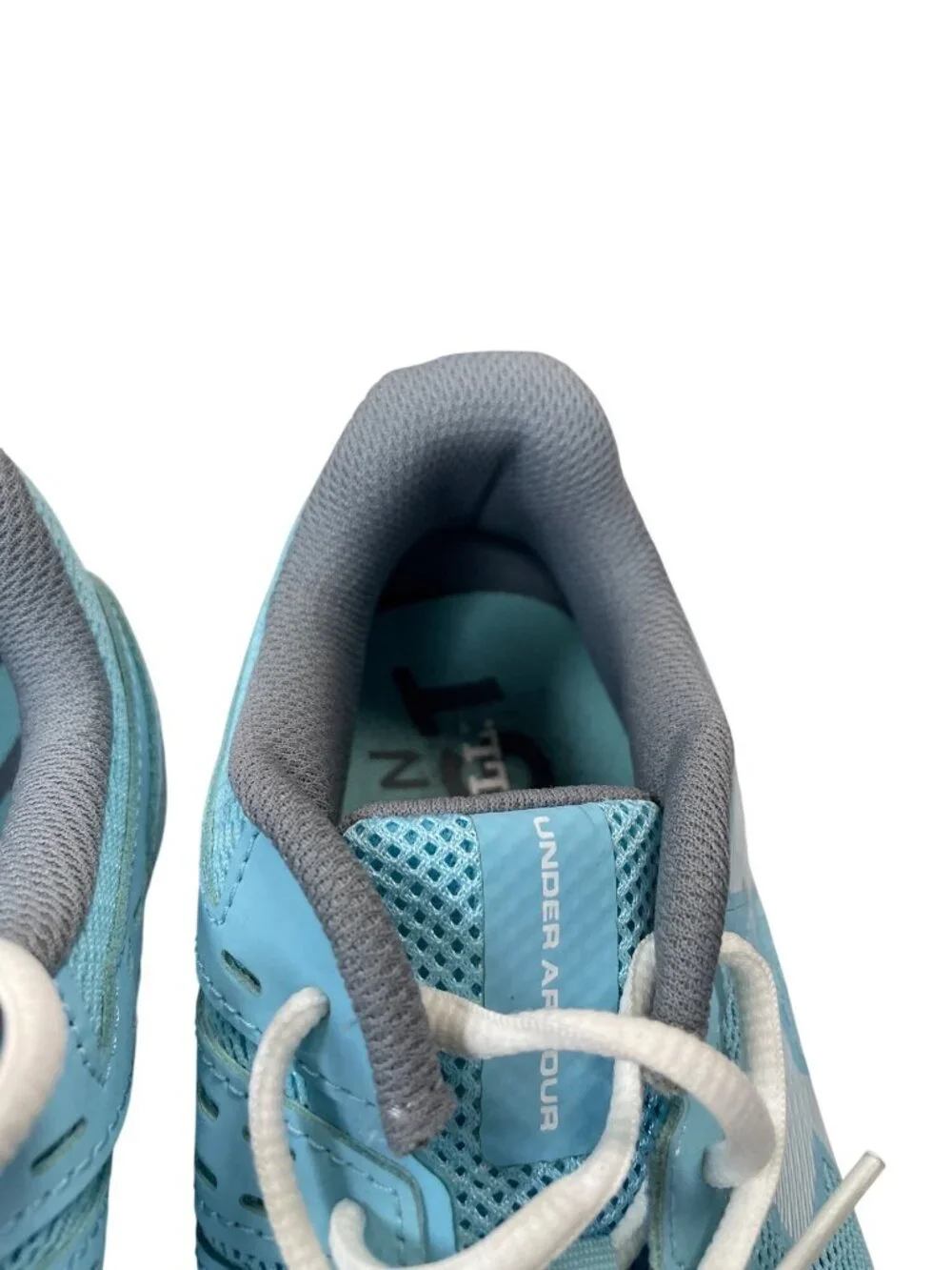 Under Armour I will run Fast wms blue white running sneakers sz 9 SKU 10-731